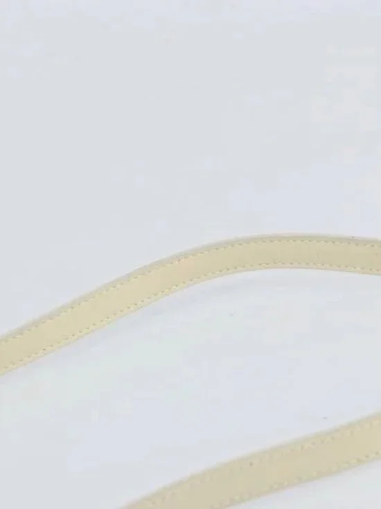 GUCCI Bamboo Hand Bag Leather 2way White Gold - Picture 12 of 16